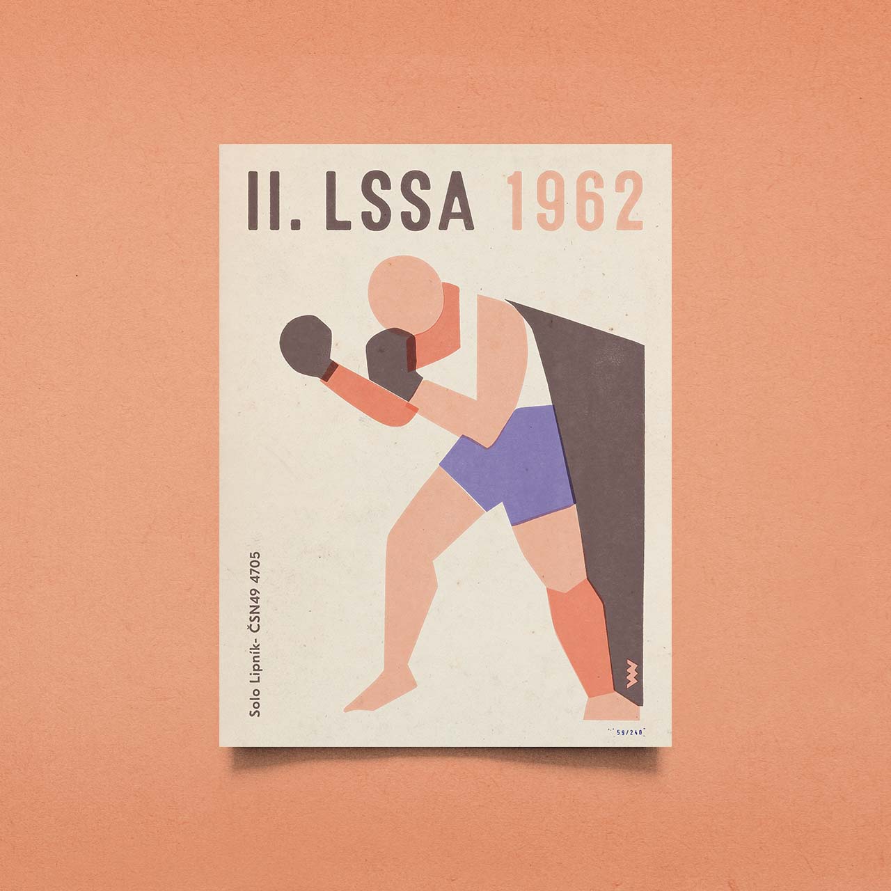 II. LSSA 1962 - Box - Plakát 30x40 cm