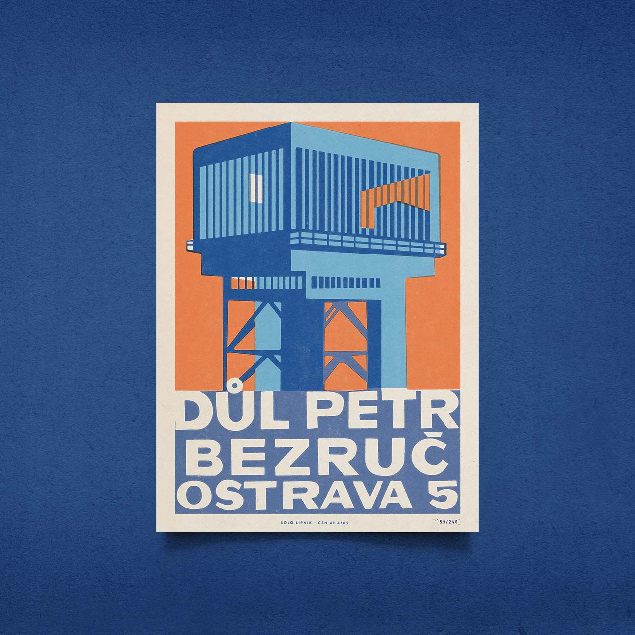 Důl Petr Bezruč - Ostrava 5 - Plakát 30x40 cm