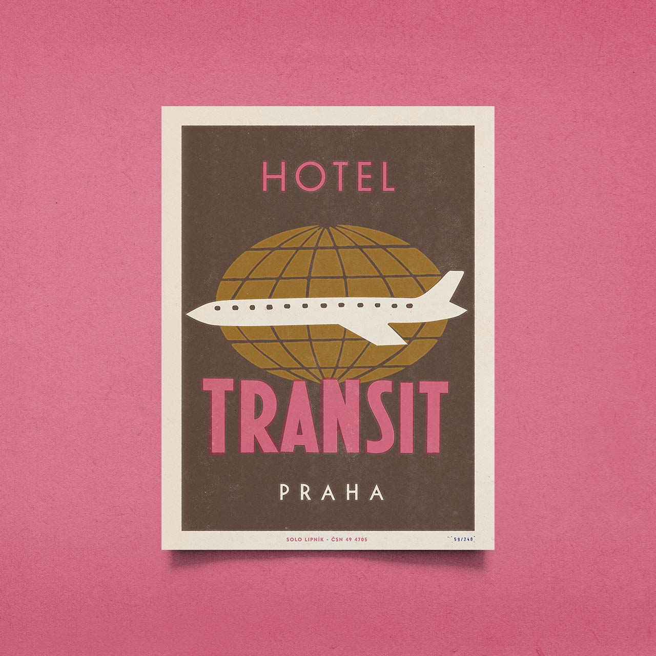 Hotel Transit Praha - Plakát 30x40 cm