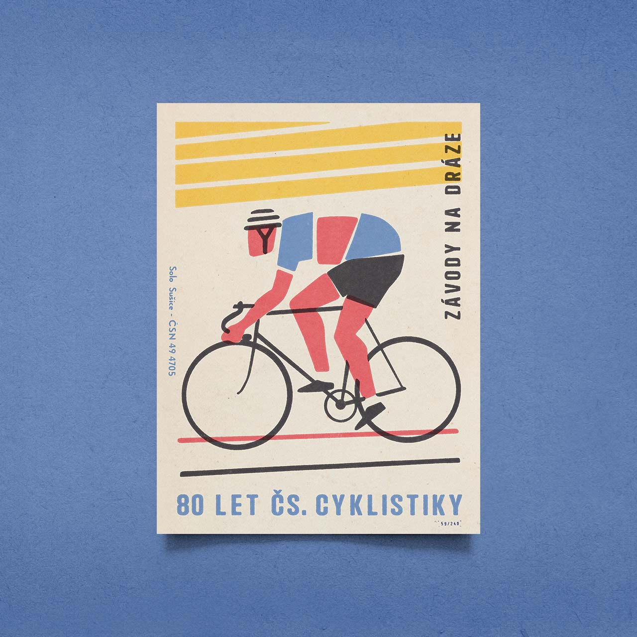 Races on the track - Poster 30x40 cm