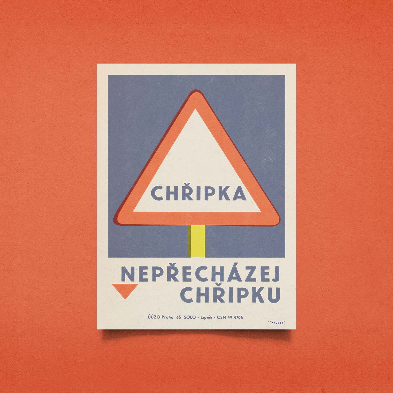 Nepřecházej chřipku - Plakát 30x40 cm