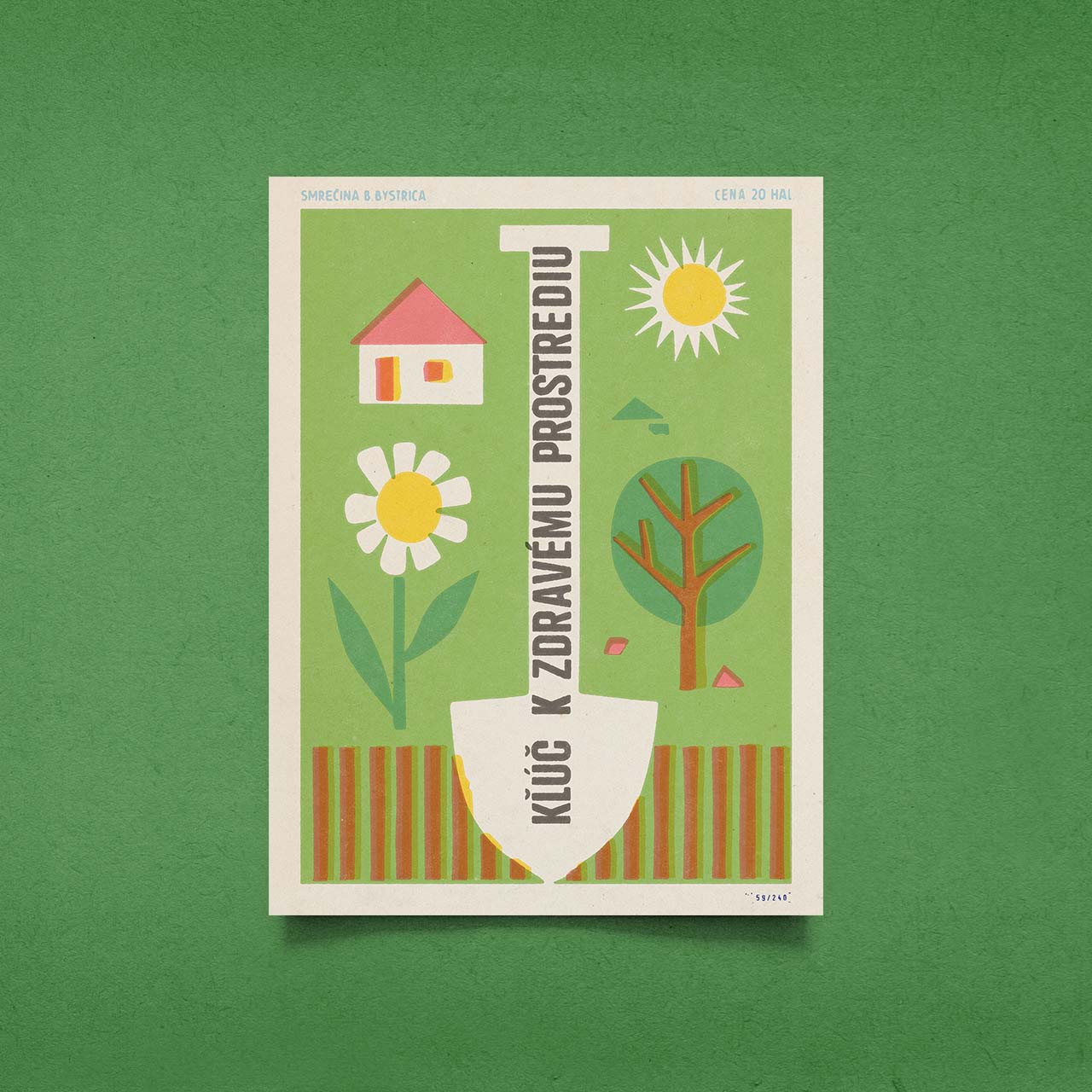 The key to a healthy environment - Poster 30x40 cm