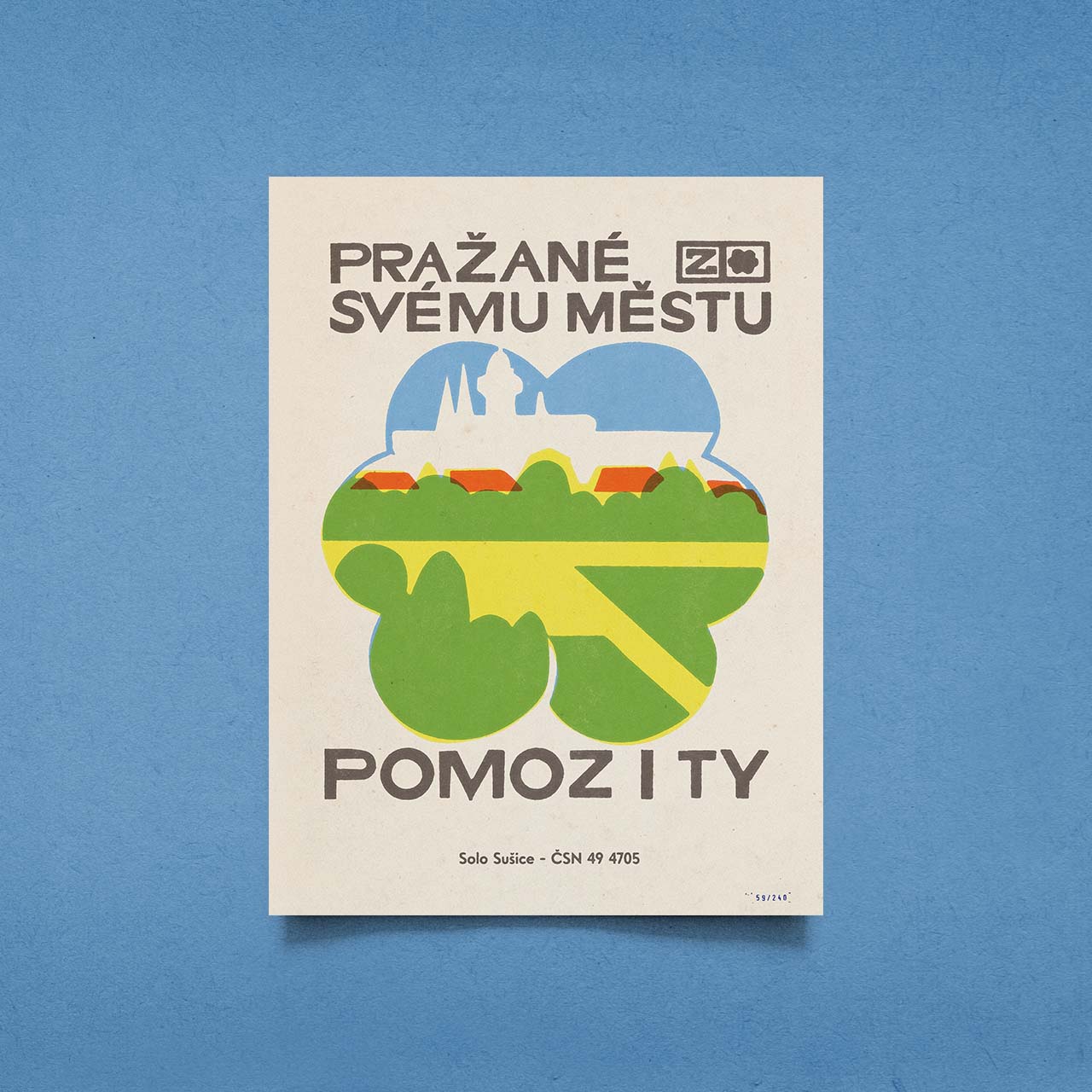 Pražané svému městu - Plakát 30x40 cm