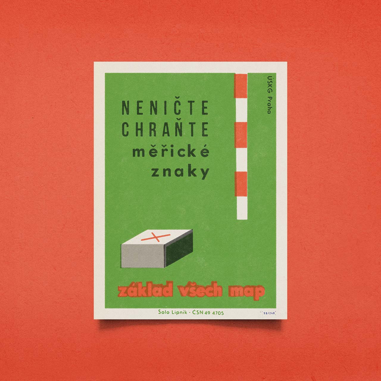 Neničte - chraňte měřické znaky - Plakát 30x40 cm