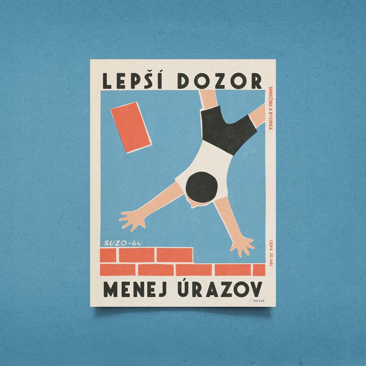 Lepší dozor - menej úrazov - Plakát 30x40 cm