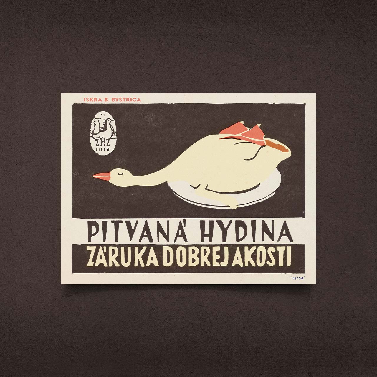 Pitvaná hydina  - Plakát 40x30 cm