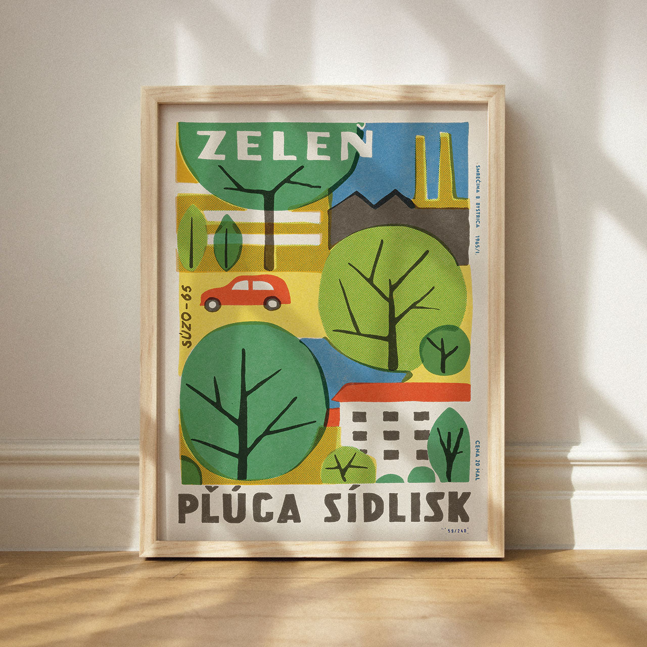Zeleň pľůca sídlisk - Plakát 30x40 cm
