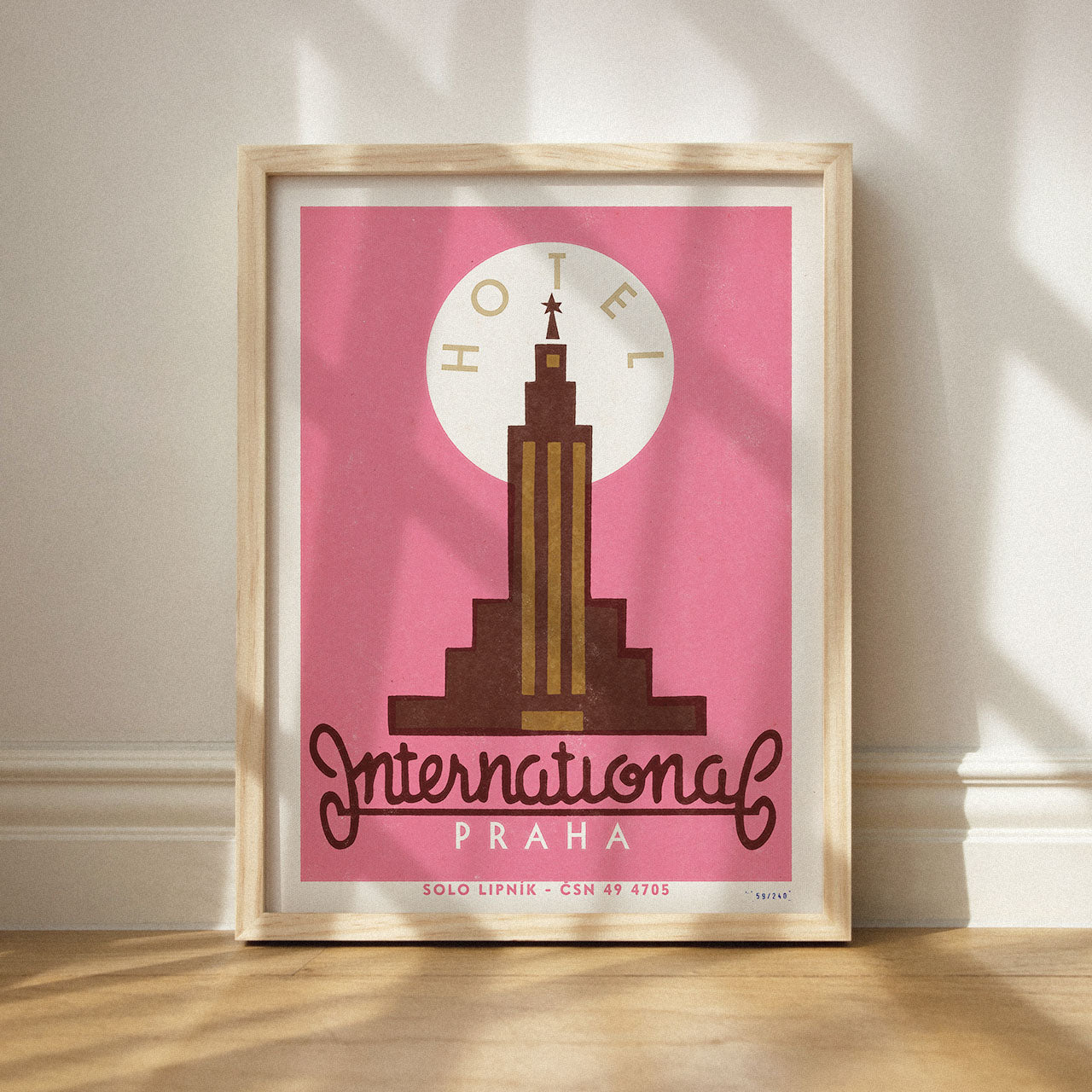 Hotel International Praha - Plakát 30x40 cm