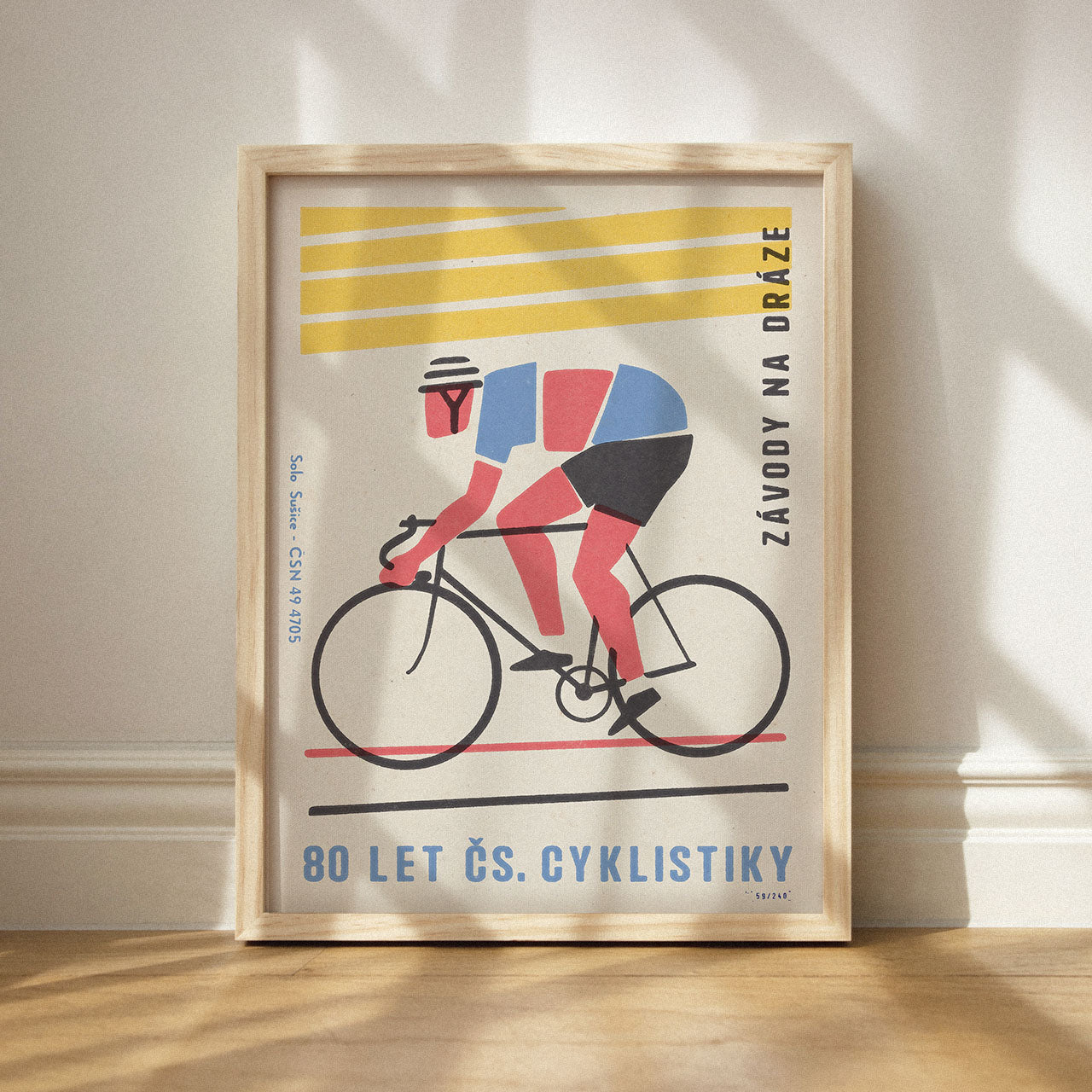 Races on the track - Poster 30x40 cm