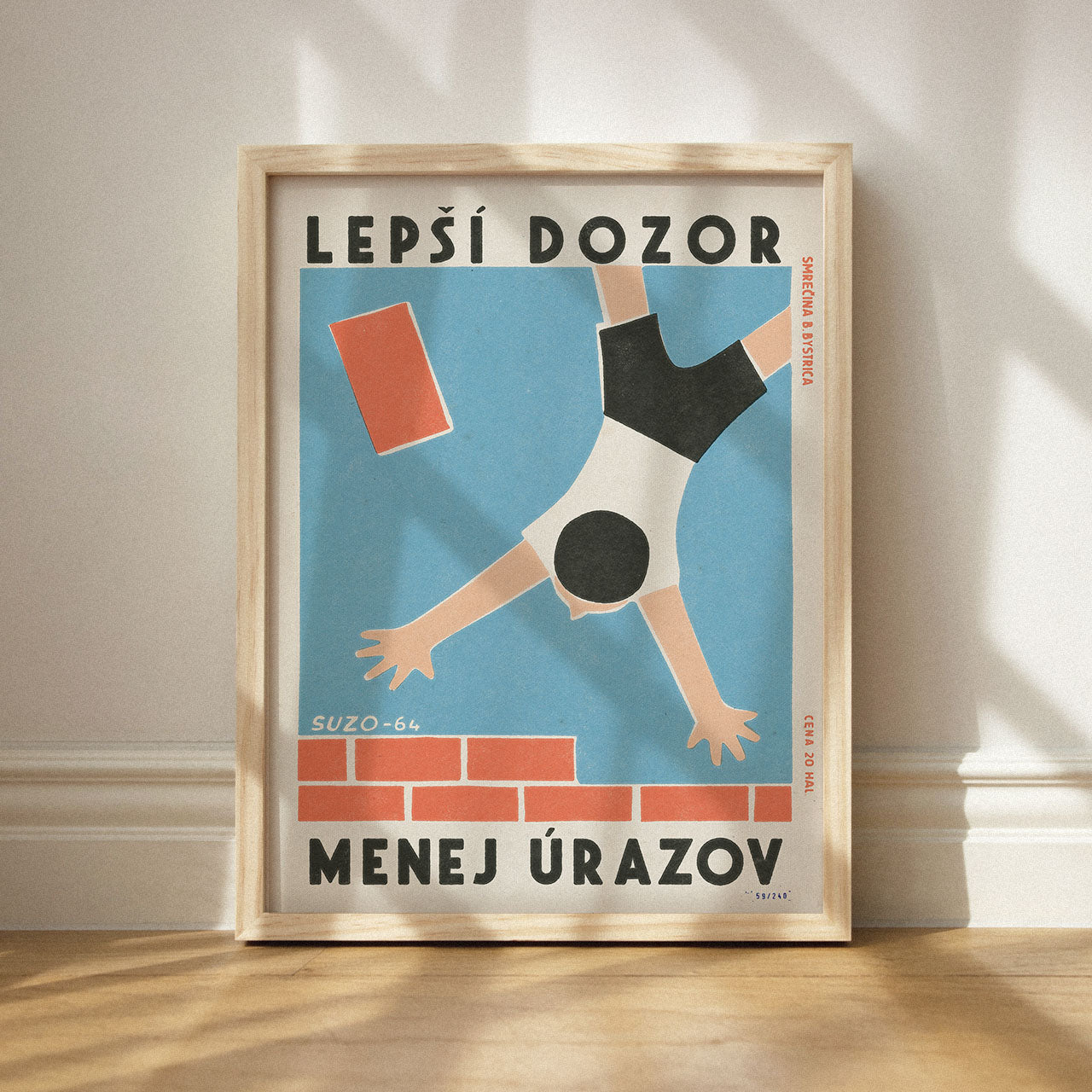 Lepší dozor - menej úrazov - Plakát 30x40 cm