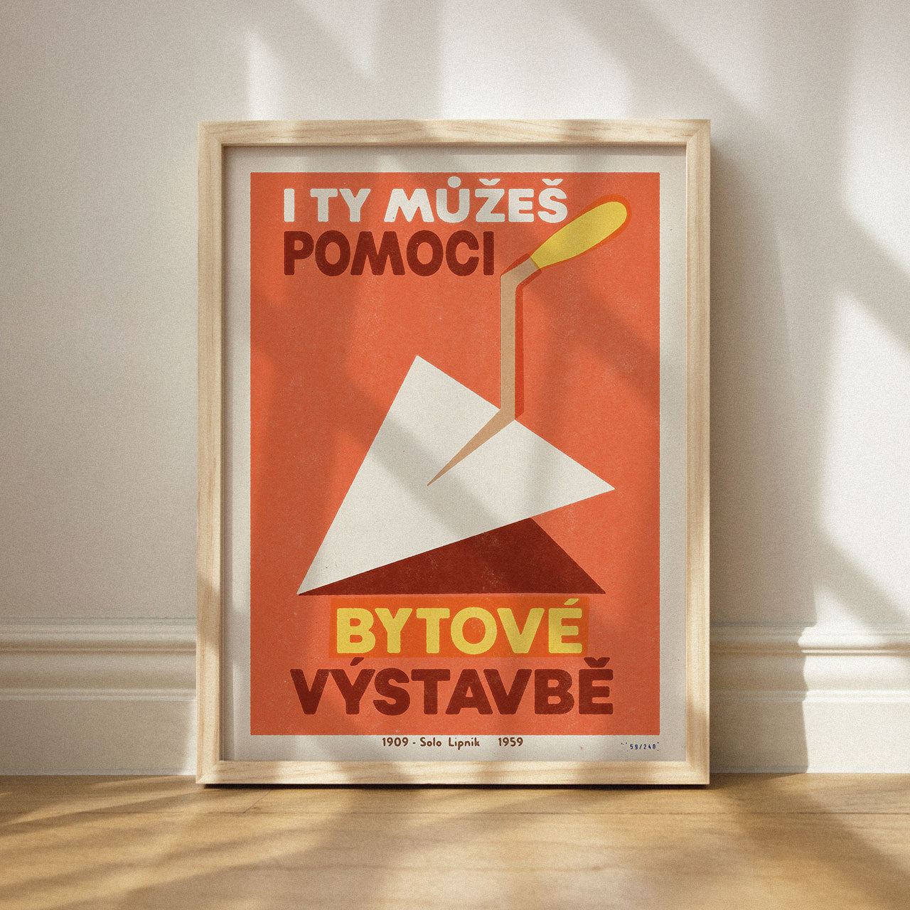 I ty můžeš pomoci bytové výstavbě - Plakát 30x40 cm