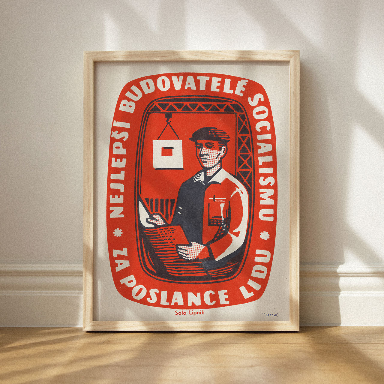 Nejlepší budovatelé socialismu - Plakát 30x40 cm