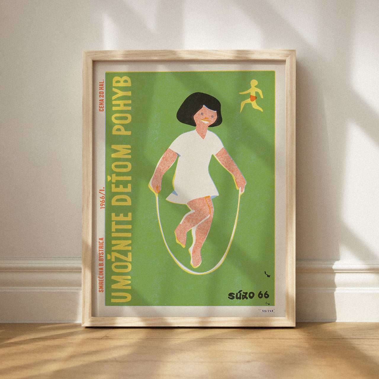 Allow children to move - Poster 30x40 cm