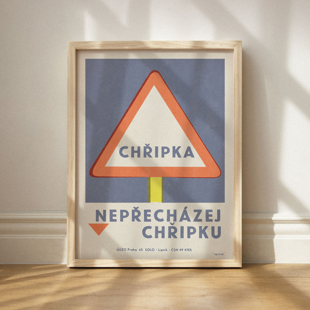 Nepřecházej chřipku - Plakát 30x40 cm