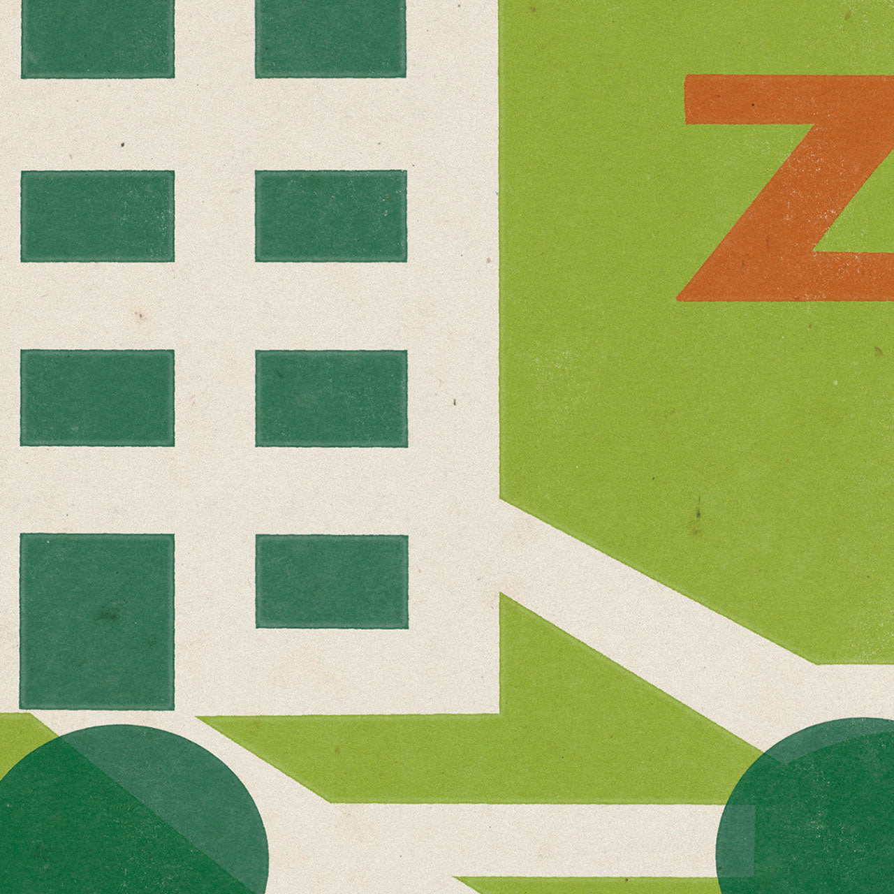 To your housing estate landscaped surroundings - Poster 30x40 cm