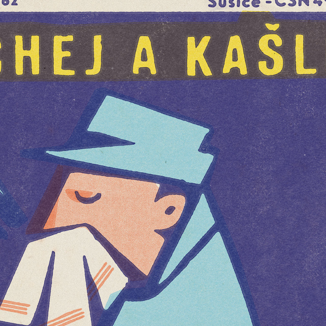 Kýchej a kašli do kapesníku - Plakát 30x40 cm