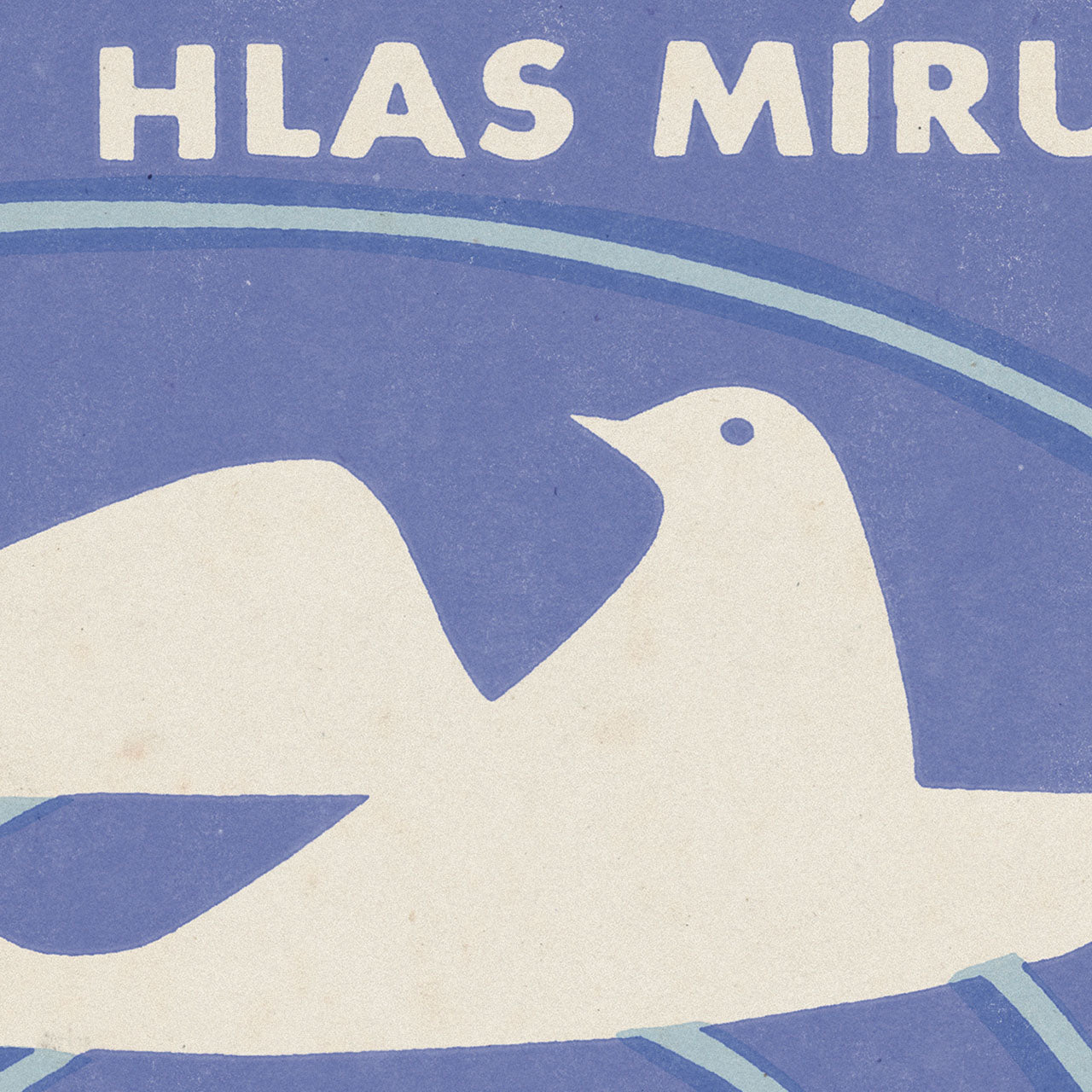 Hlas míru - Radio Praha - Plakát 30x40 cm