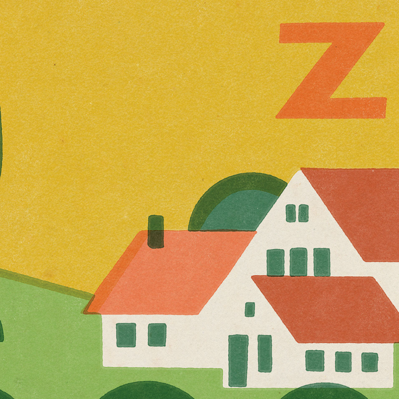 More colors and greenery to our homes - Poster 30x40 cm