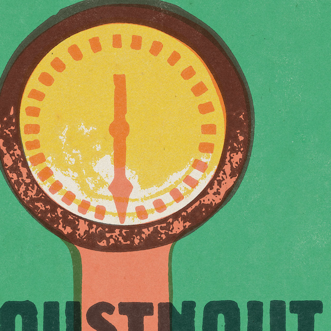 Tloustnout znamená stárnout - Plakát 30x40 cm