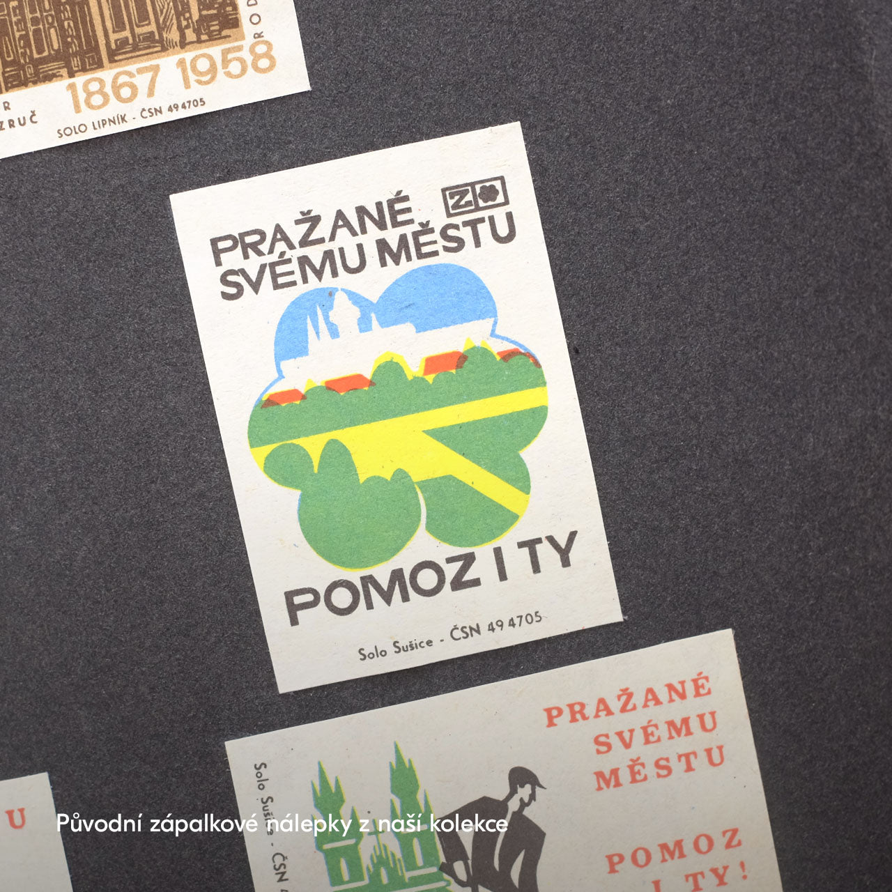 Praguers to their city - Poster 30x40 cm