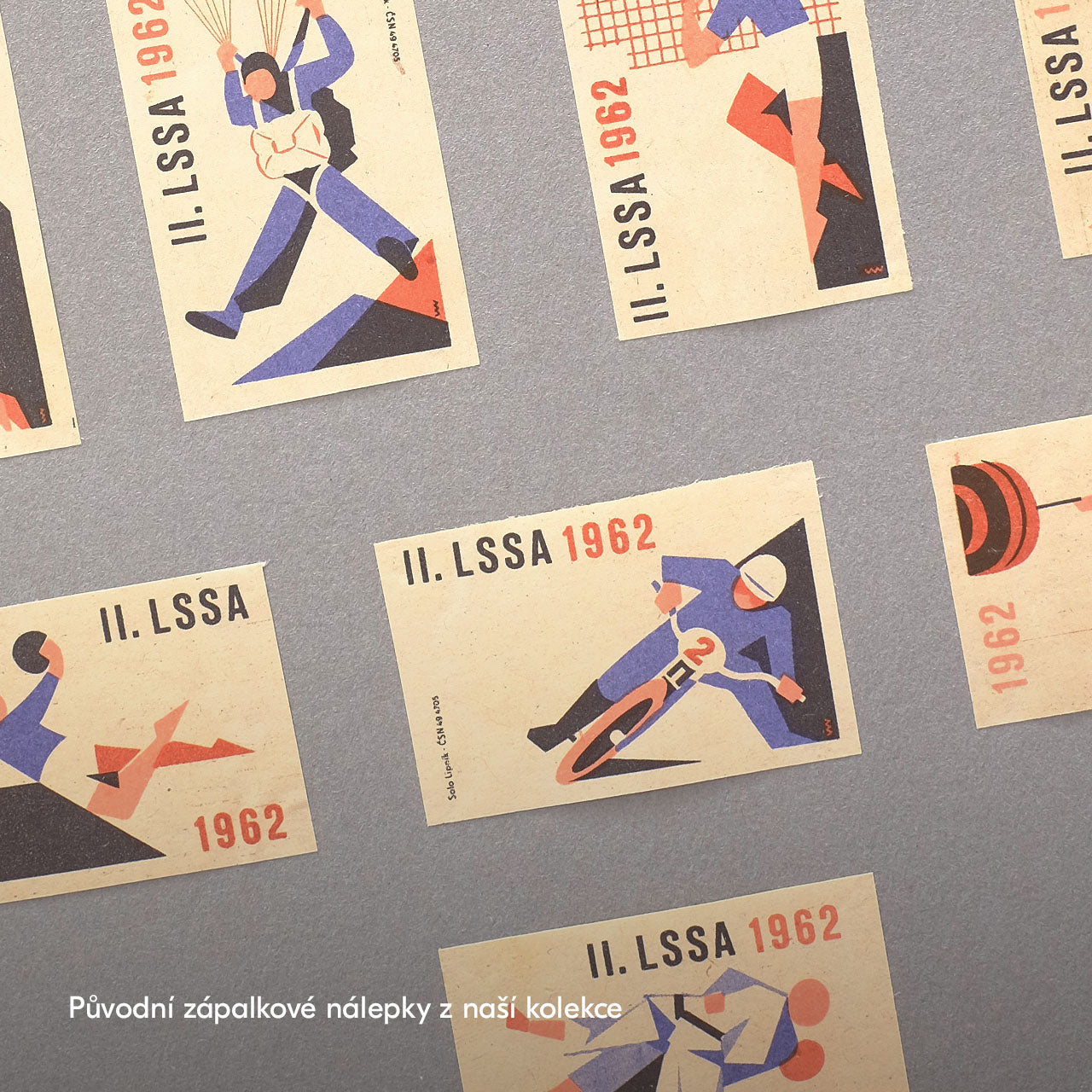 II. LSSA 1962 - Plochá dráha  - Plakát 40x30 cm