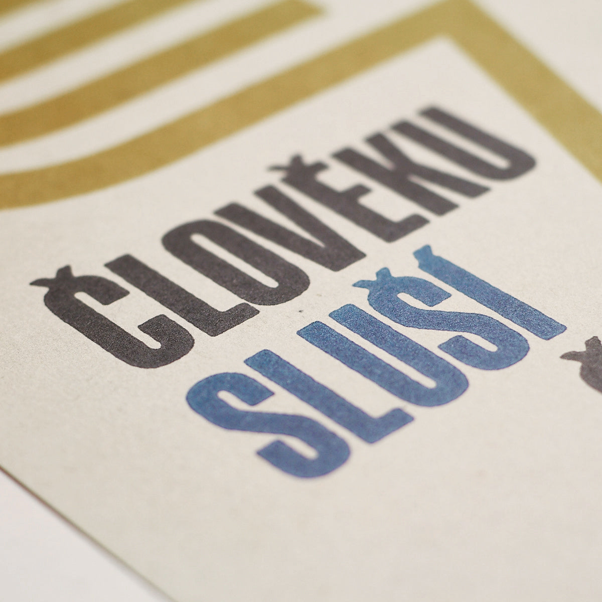 Man deserves nobility - Poster 30x40 cm