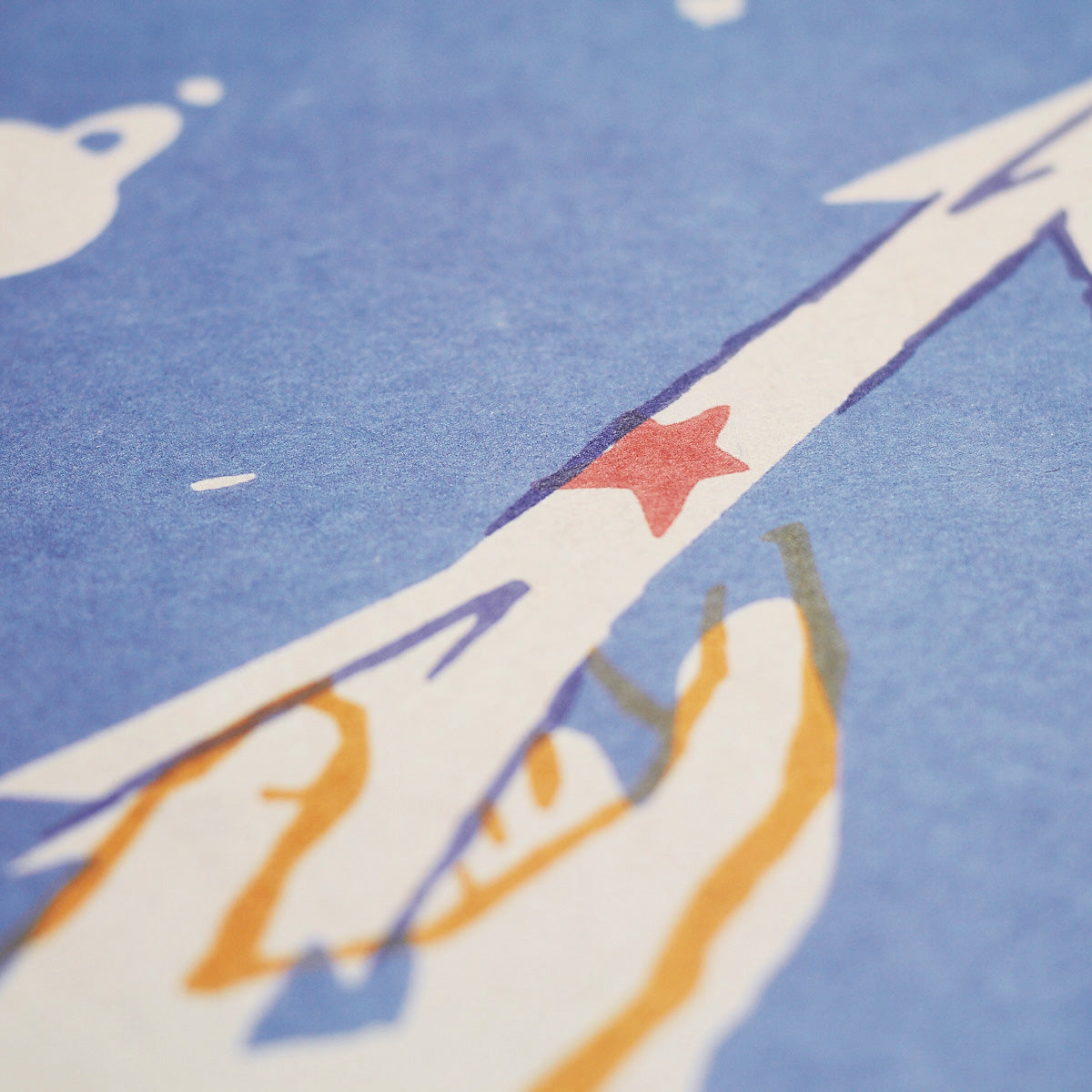 1. Kozmická raketa - Plakát 30x40 cm