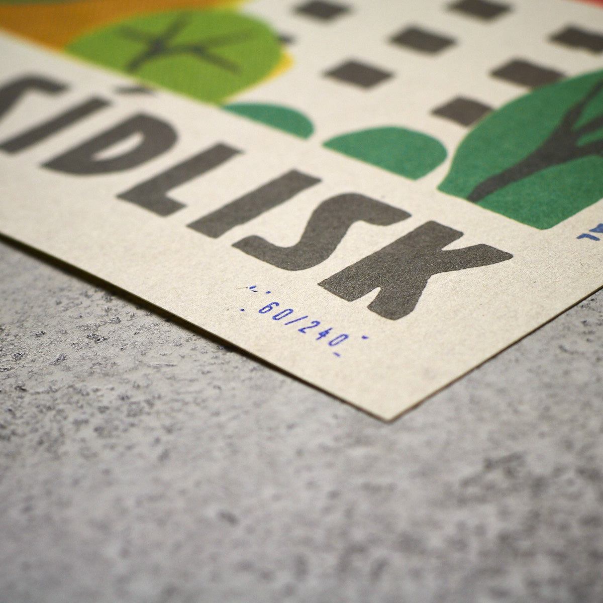 Greenery of housing estates - Poster 30x40 cm