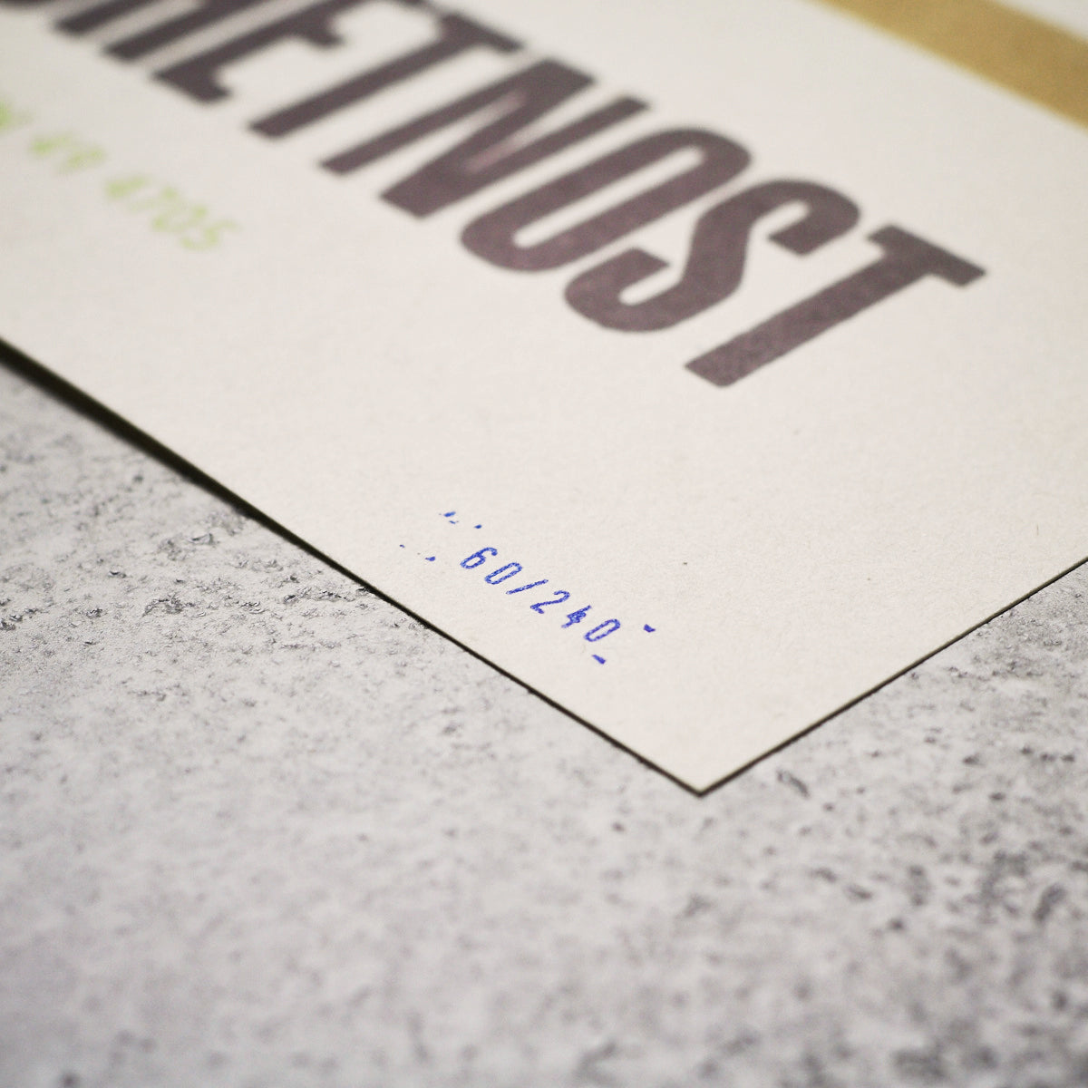 Man deserves nobility - Poster 30x40 cm