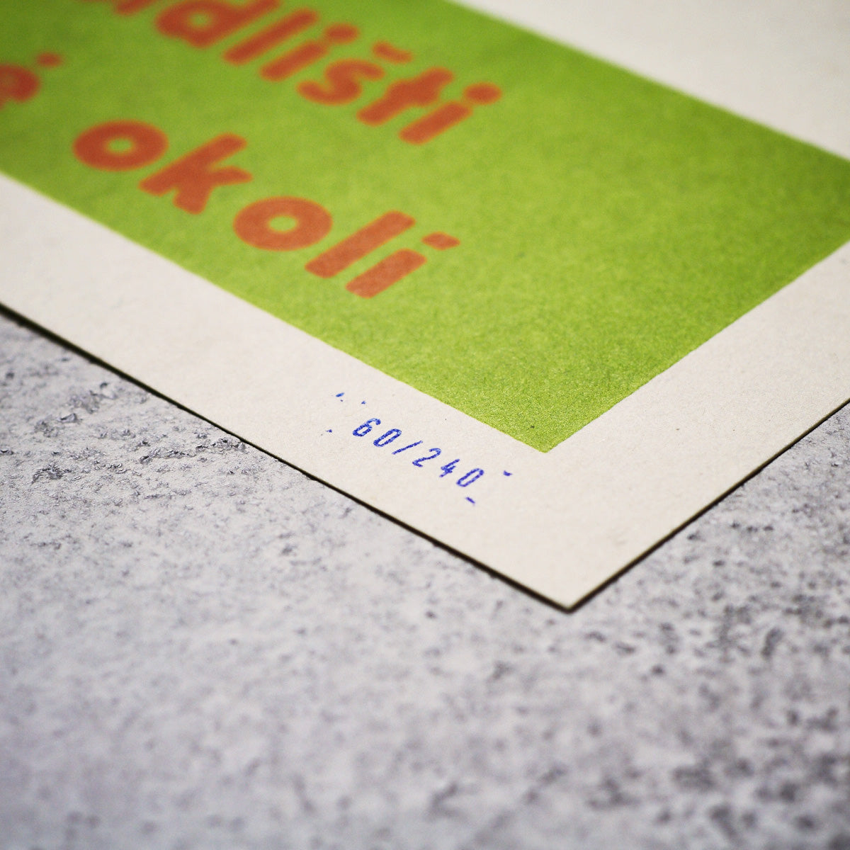 To your housing estate landscaped surroundings - Poster 30x40 cm