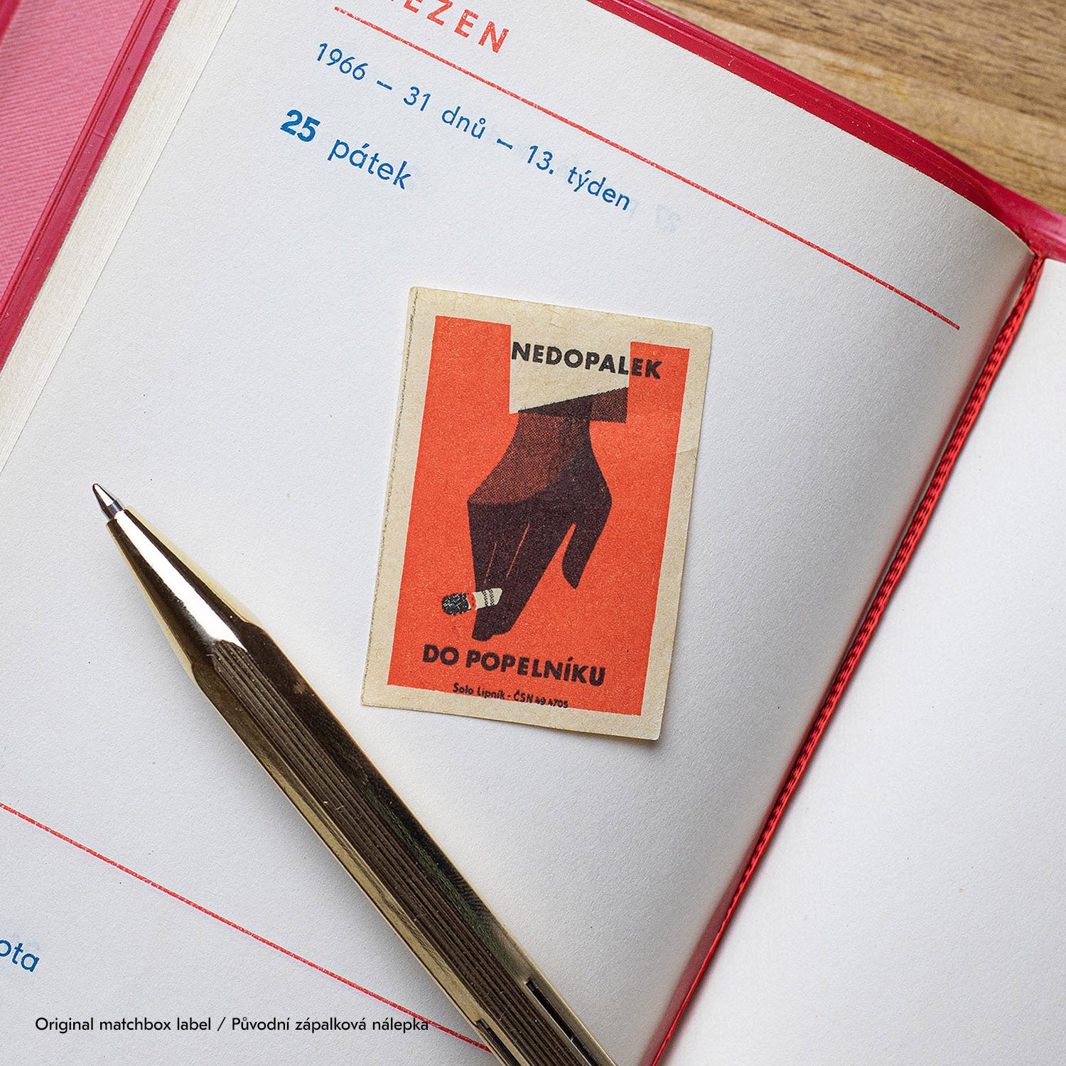 Nedopalek do popelníku - Sítotisk 50x70 cm