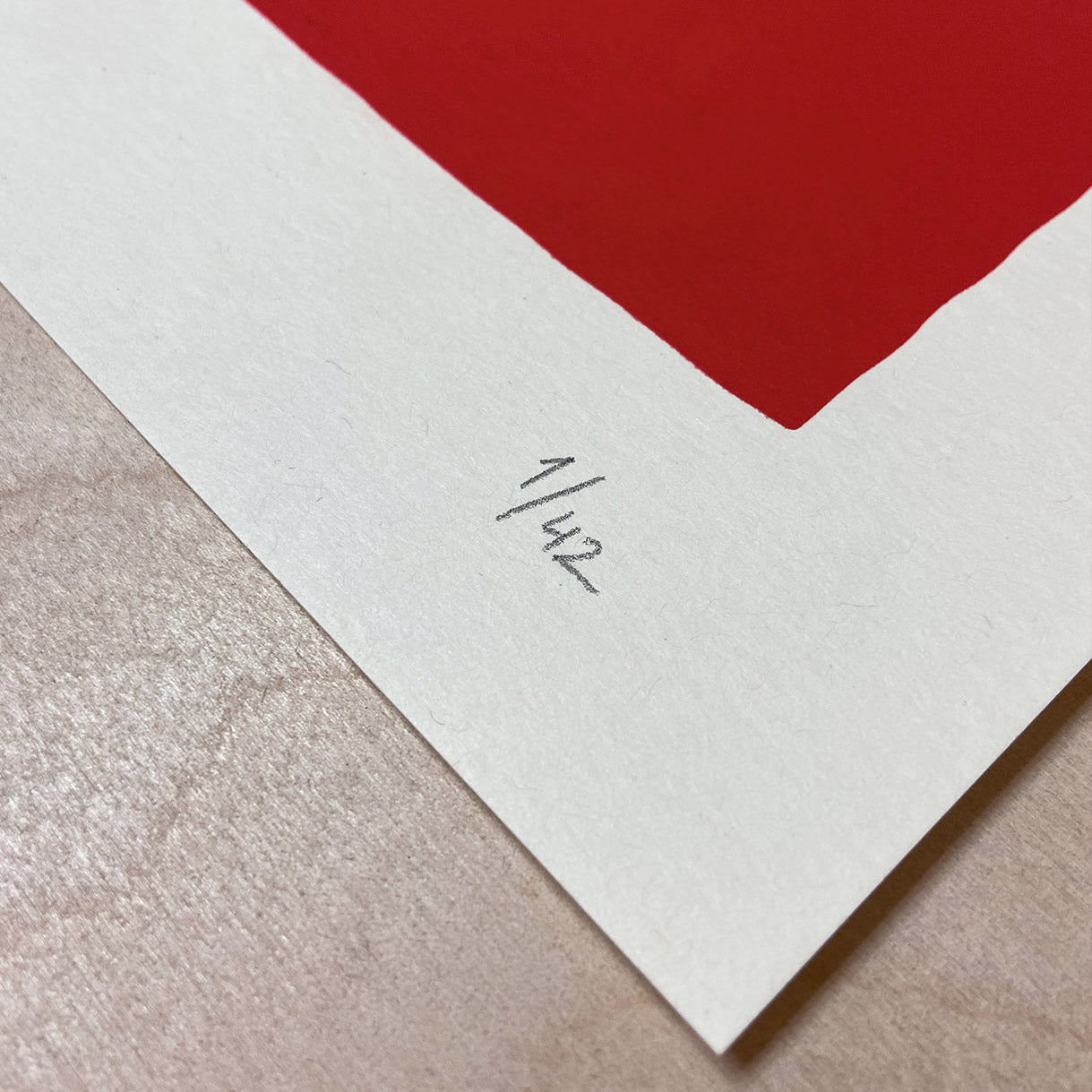 Honor work - Screen printing 50x70 cm