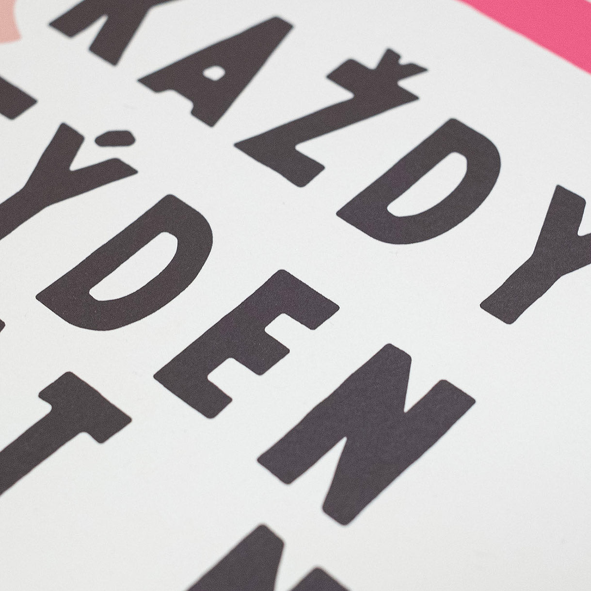 Cut your nails every week - Screen print 50x70 cm