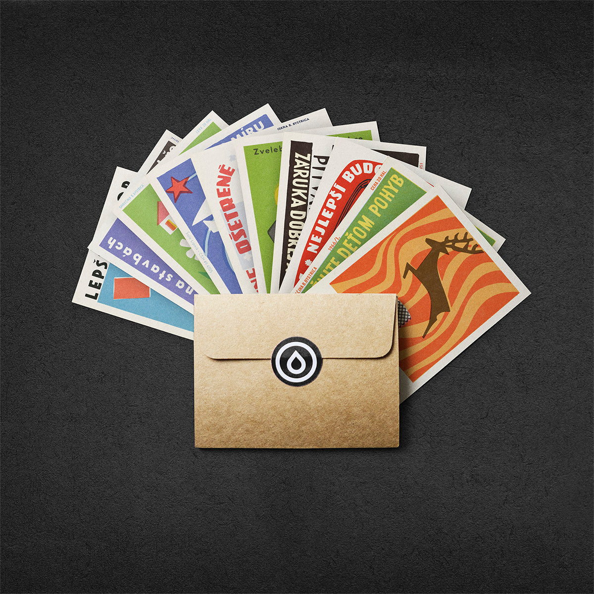 Set of 10 gift cards - Mír