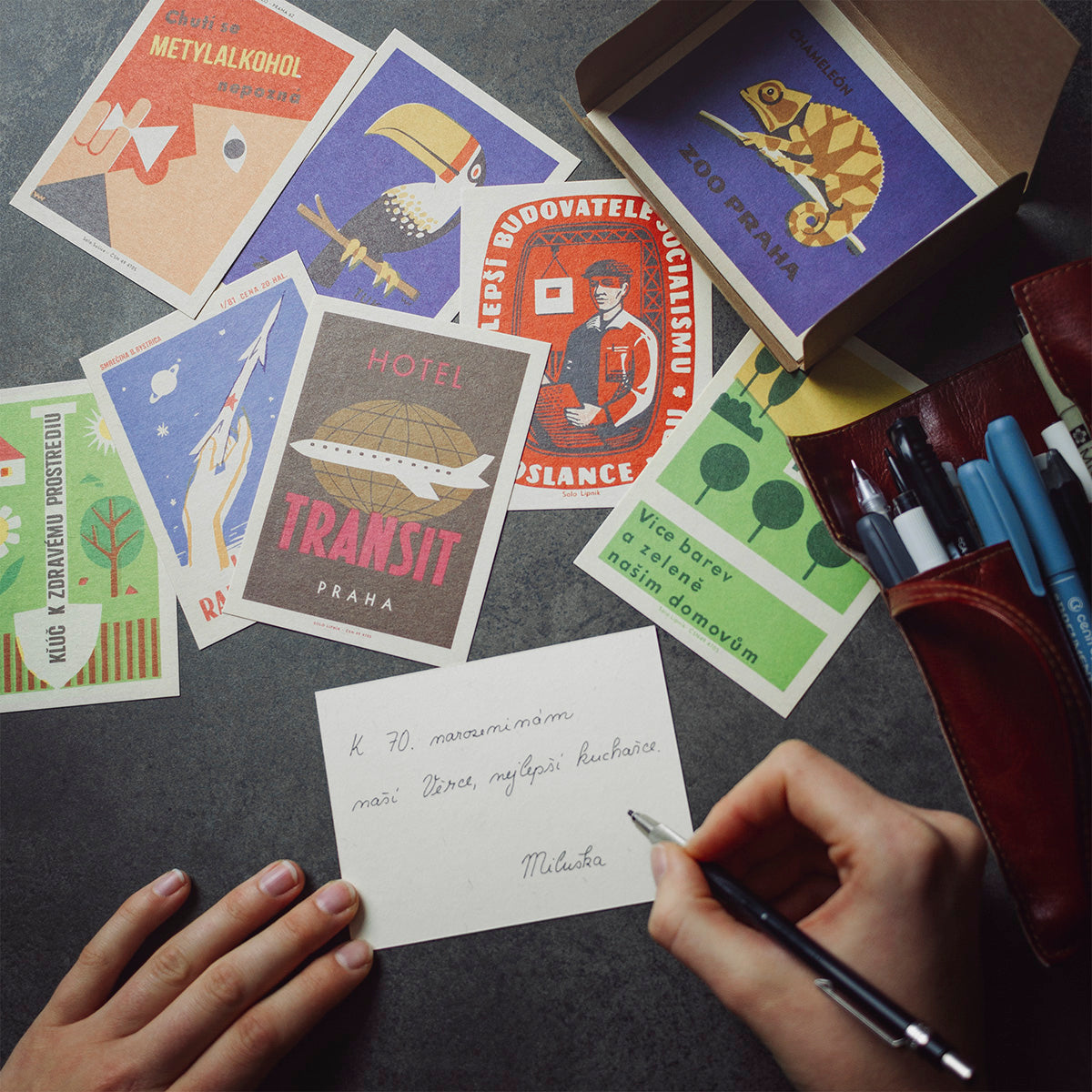 Set of 10 gift cards - Mír