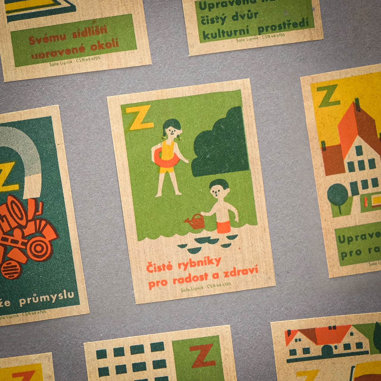 Čisté rybníky pro radost a zdraví  - Sítotisk 50x70 cm