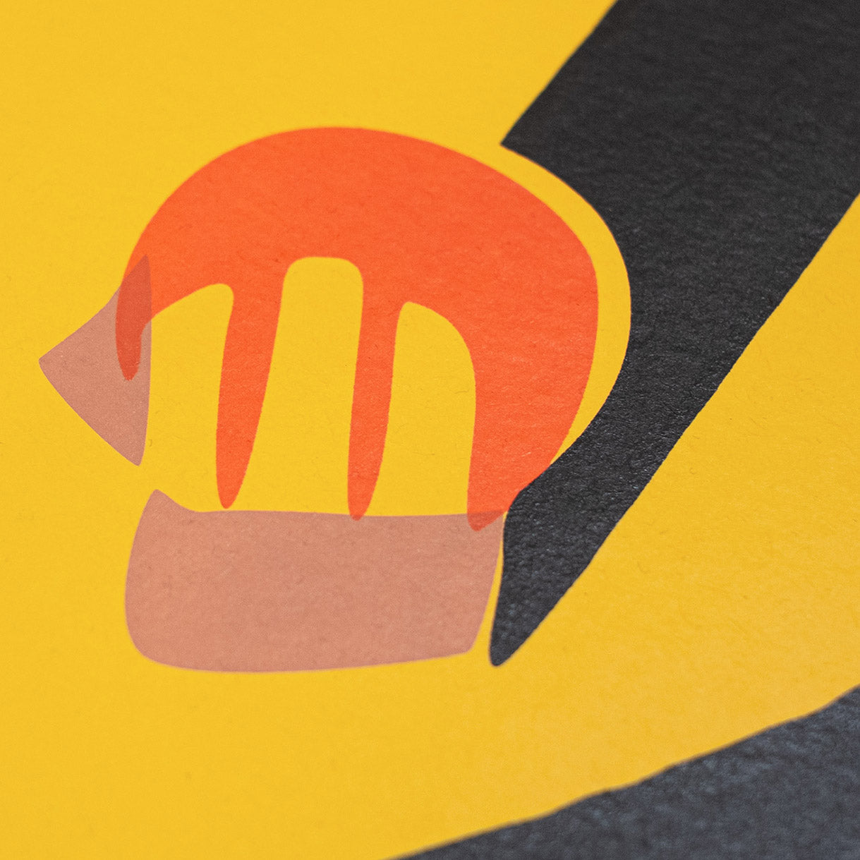 Zoo Praha - Šimpanz - Sítotisk 50x70 cm