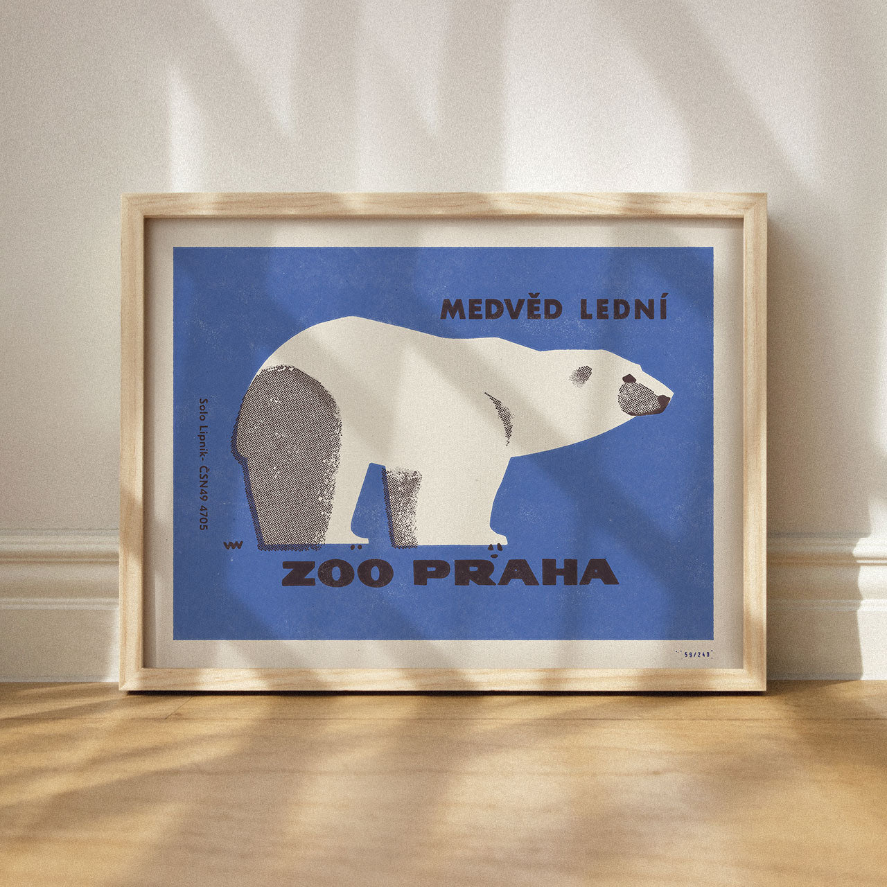 Prager Zoo - Eisbär - Poster 30x40 cm 