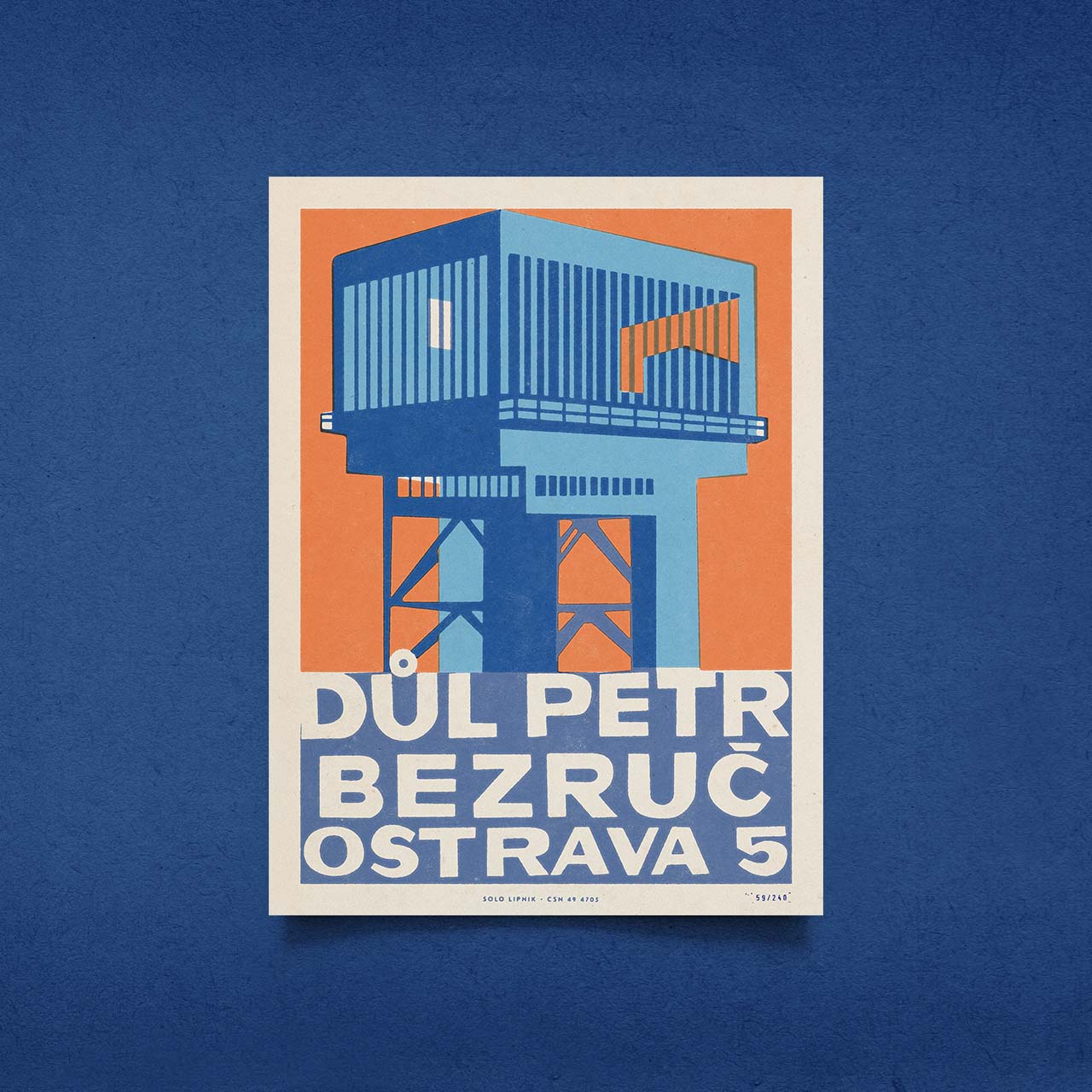 Petr Bezruč Mine - Ostrava 5 - Poster 30x40 cm 