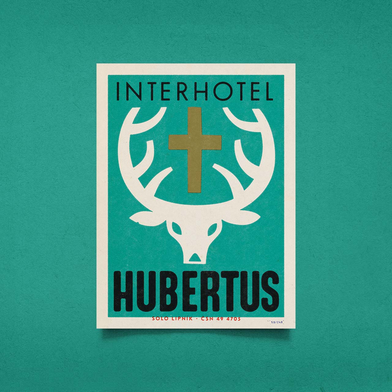 Interhotel Hubertus - Poster 30x40 cm 