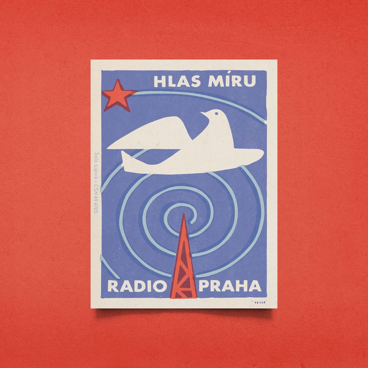 Voice of peace - Radio Prague - Poster 30x40 cm 
