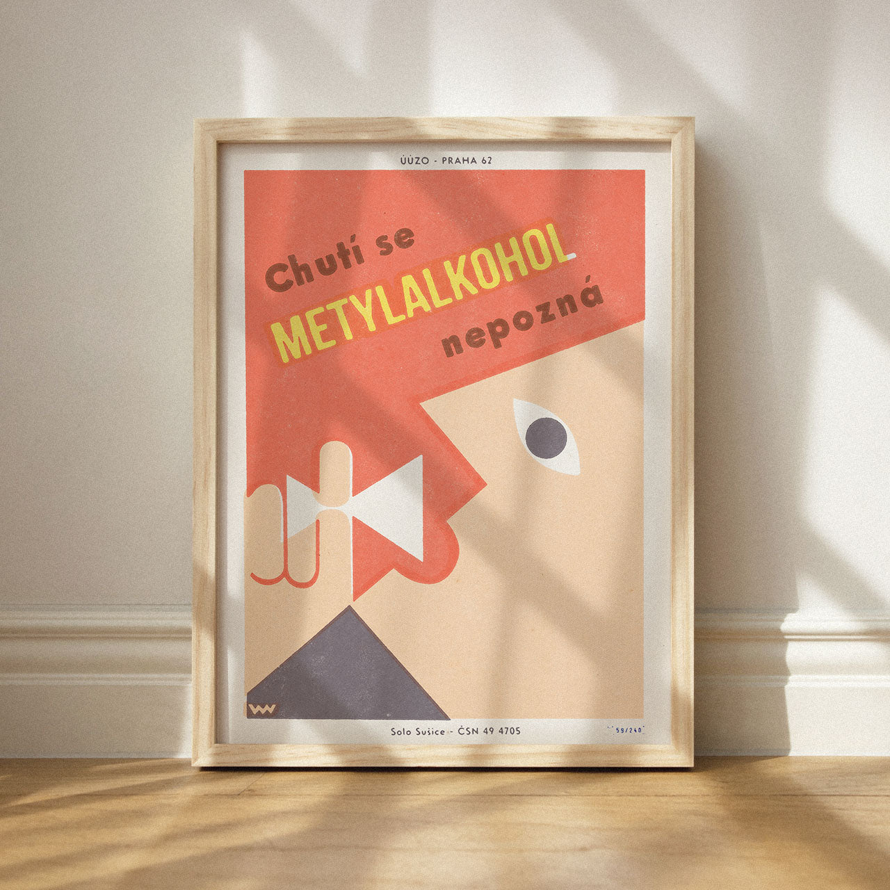 You don't know the taste of methyl alcohol - Poster 30x40 cm 