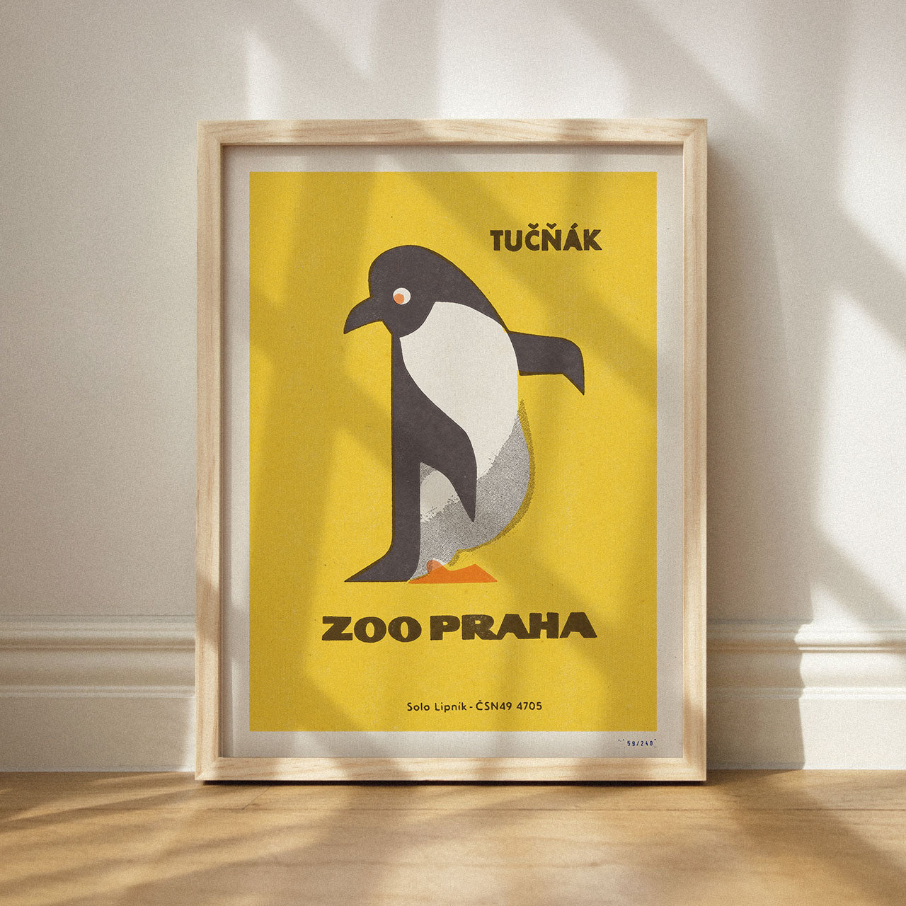 Prague Zoo - Penguin - Poster 30x40 cm 