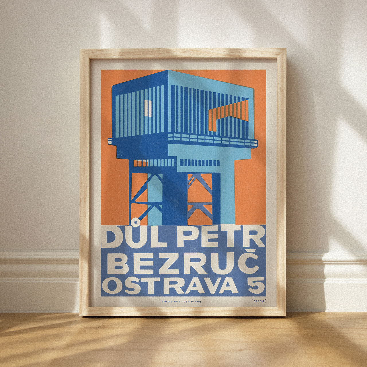 Důl Petr Bezruč - Ostrava 5 - Plakát 30x40 cm