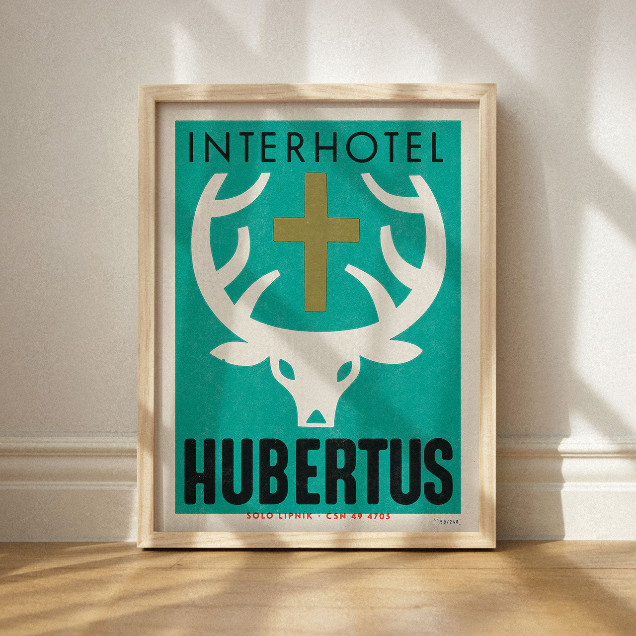 Interhotel Hubertus - Plakát 30x40 cm