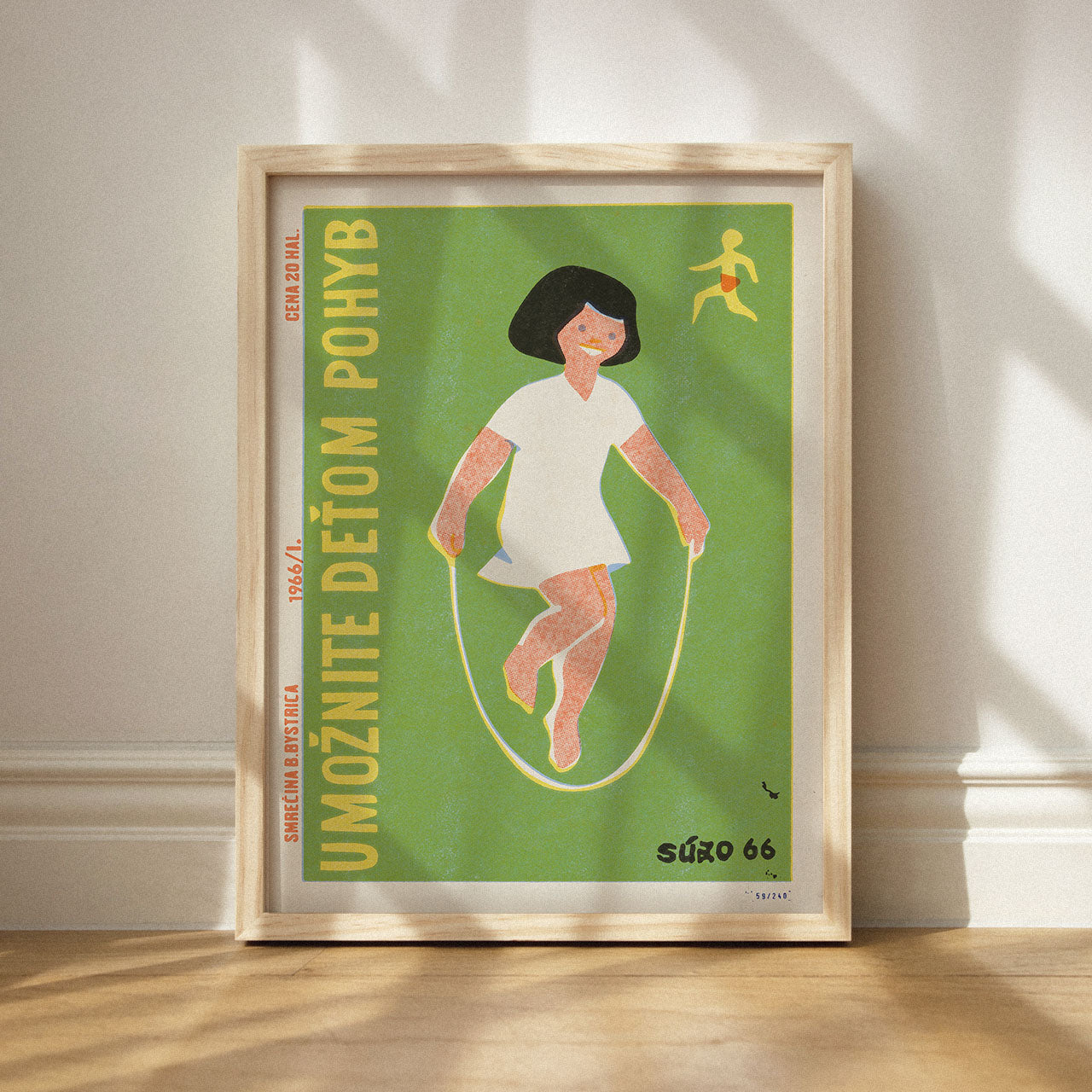 Allow children to move - Poster 30x40 cm 