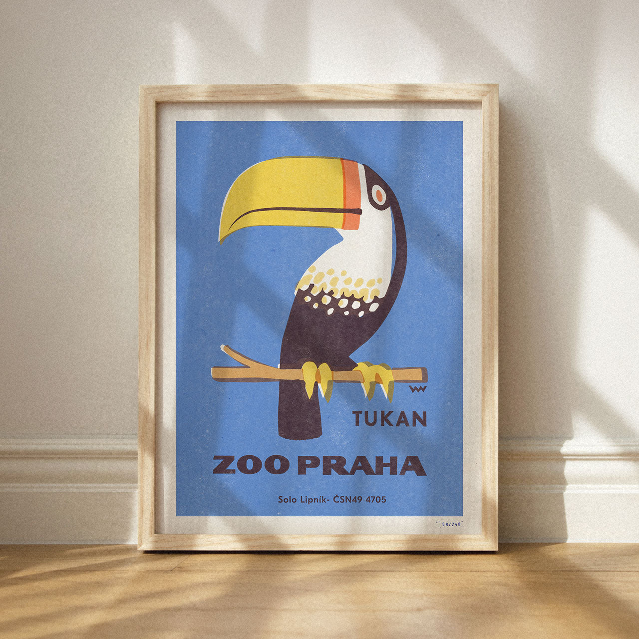 Prague Zoo - Toucan - Poster 30x40 cm 