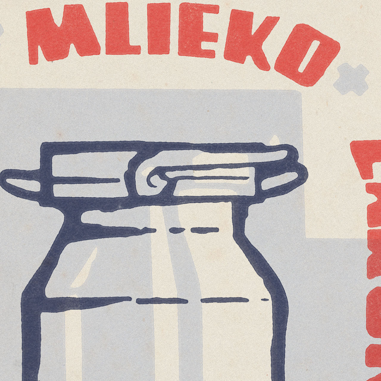 Správne ošetrené mlieko - Plakát 30x40 cm