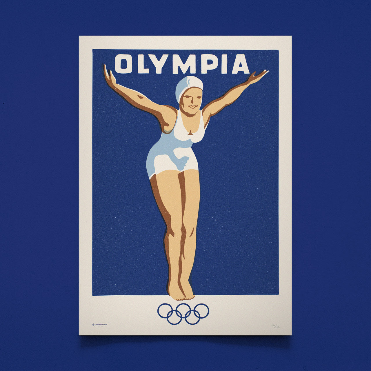 Olympia - Screen print 50x70 cm 